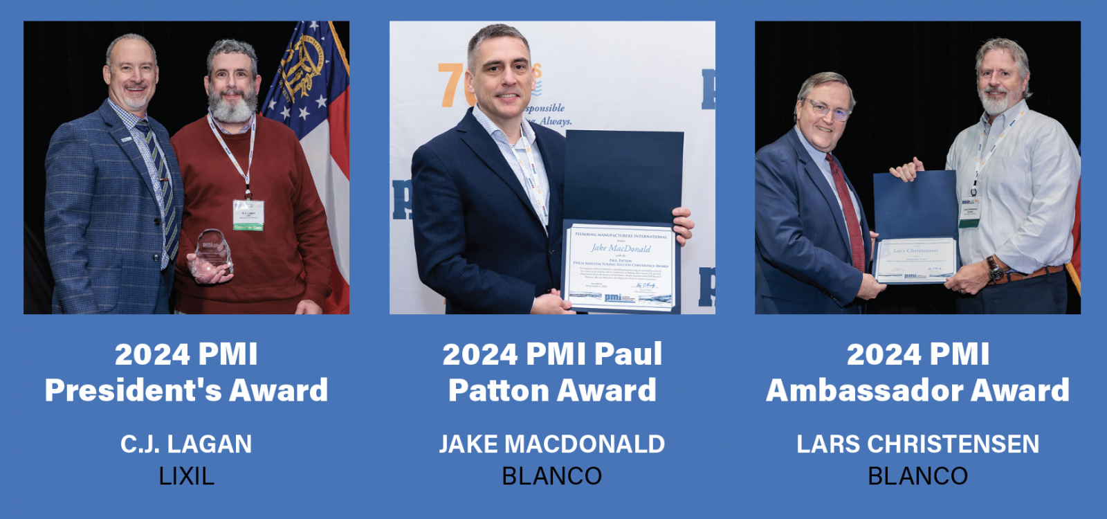 2024 PMI award reciepients