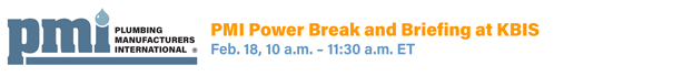 Power Break and Briefing at KBIS Feb. 18, 10 am